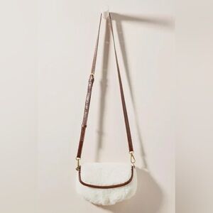 NWOT ANTHROPOLOGIE SHEARLING CROSSBODY/SHOULDER BAG